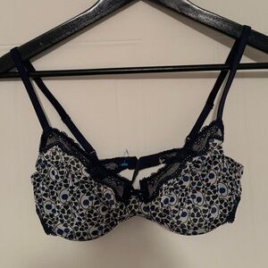 Princesse Tam Tam Black Lace Bra blue
